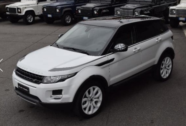 Left hand drive LANDROVER RANGE ROVER EVOQUE 2.2 TD4 SPECIAL EDITION 4X4